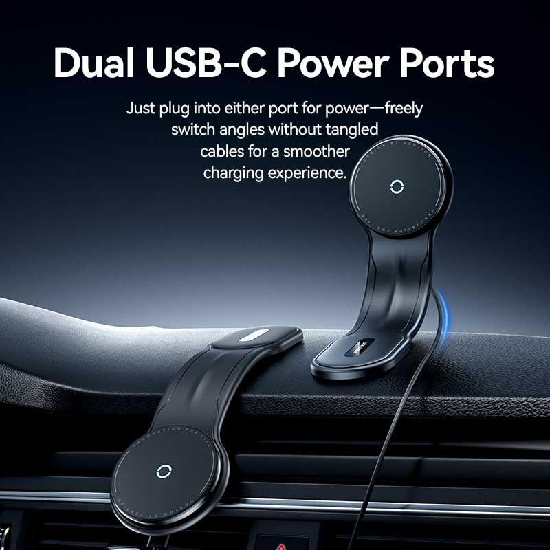 Buy VENTION Wireless 15W Max Car Mount Charger Magnetic Phone Holder Online in Pakistan - UGREEN PK