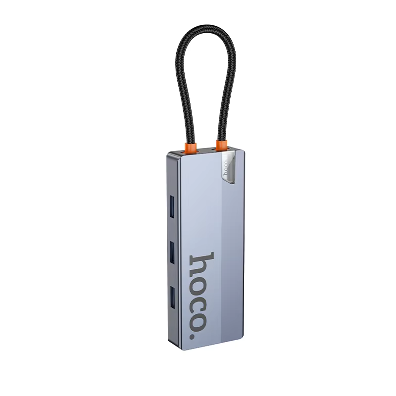Buy HOCO HB51 6-in-1 USB-C Hub - 4K HDMI, Gigabit Ethernet, 100W PD Charging, 3x USB 3.0 Ports Online in Pakistan - UGREEN PK