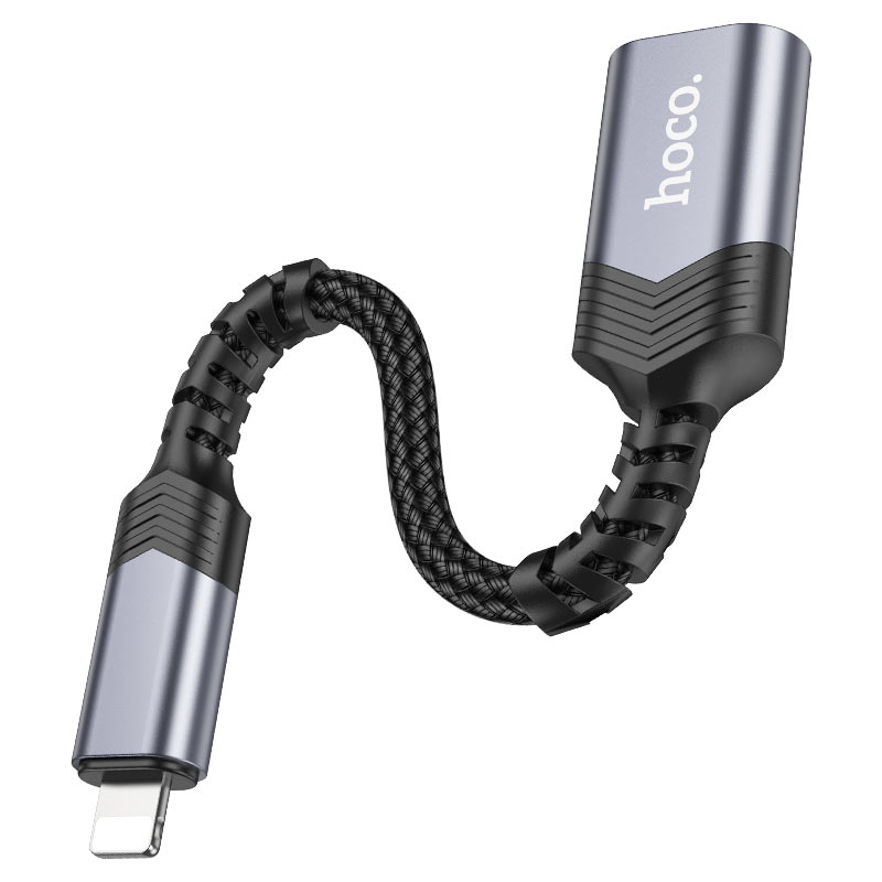 Buy HOCO UA24 Lightning Male to USB A Female OTG Adapter & Charging Cable for iPhone iPad Online in Pakistan - UGREEN PK