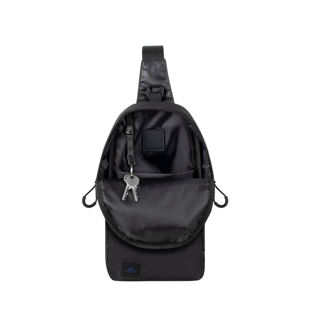 Buy RIVACASE 5312 Black Sling Bag 10.1" Compact & Water-Resistant Mobile Device Carrier Online in Pakistan - UGREEN PK