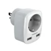 TESSAN TS-611-DE Europe to US Plug Adapter