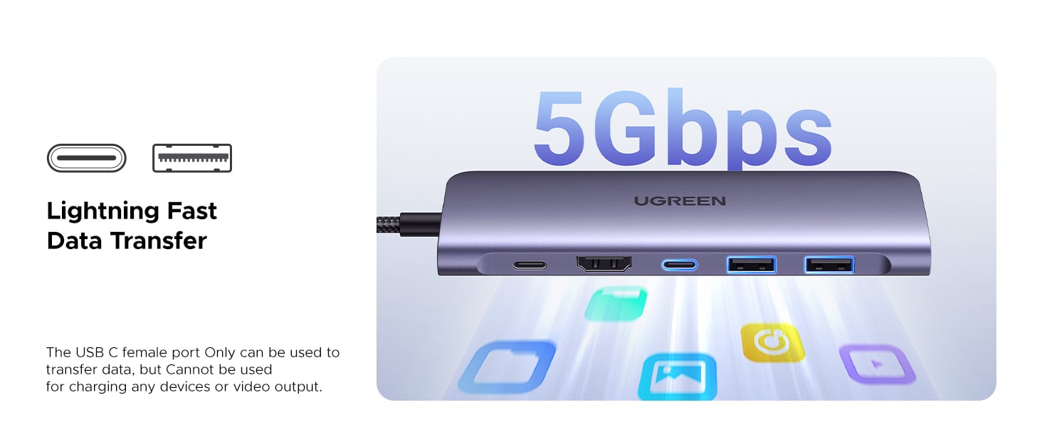 UGREEN 15214 Revodok 1071 USB-C Hub 7-in-1 Dock with 4K HDMI, 100W PD Buy UGREEN 15214 Revodok 1071 USB-C Hub 7-in-1 Dock with 4K HDMI, 100W PD Online in Pakistan - UGREEN PK