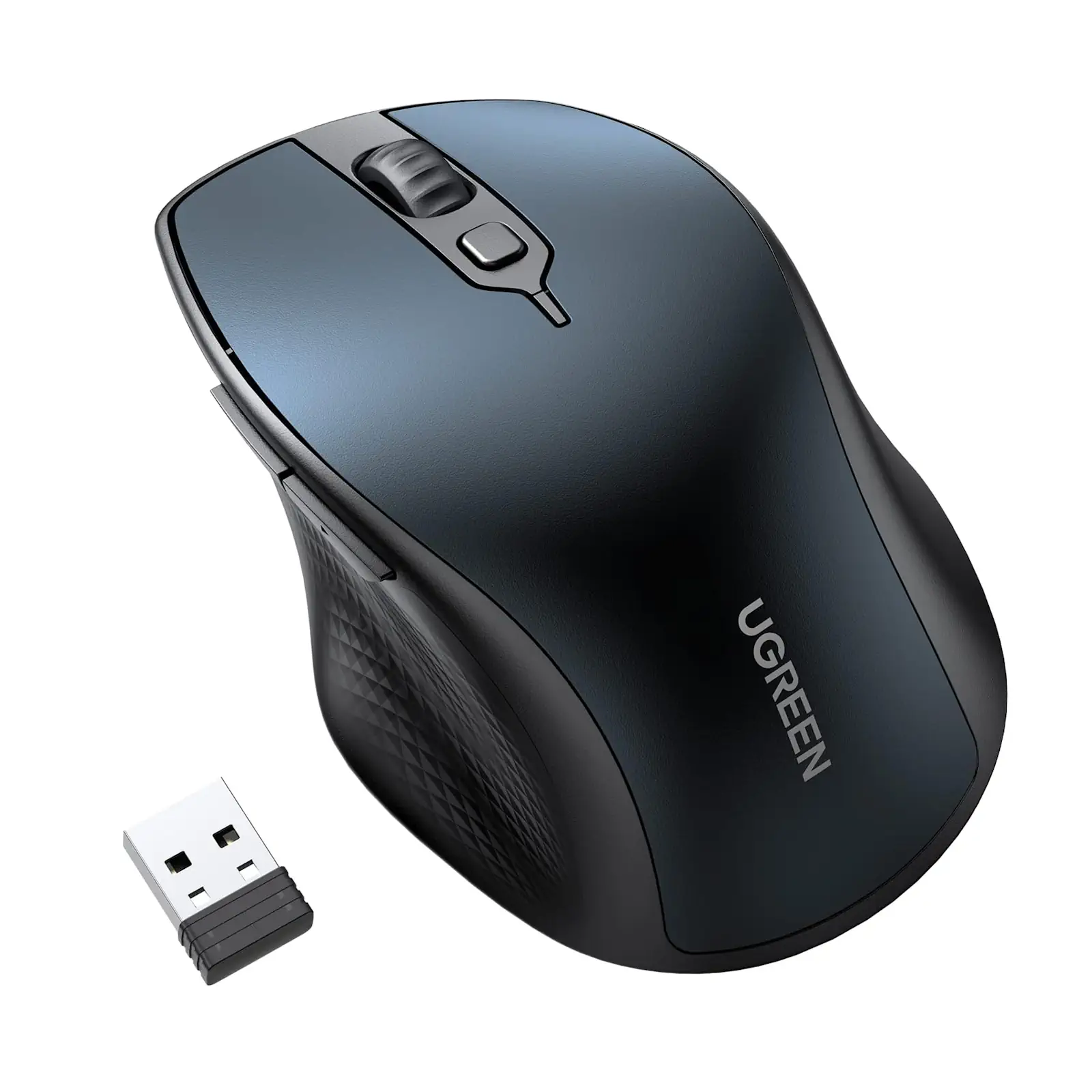 Buy UGREEN 15807 Wireless Bluetooth 5.0 Mouse (Blue) Ergonomic 2.4G Cordless With USB Receiver Online in Pakistan - UGREEN PK