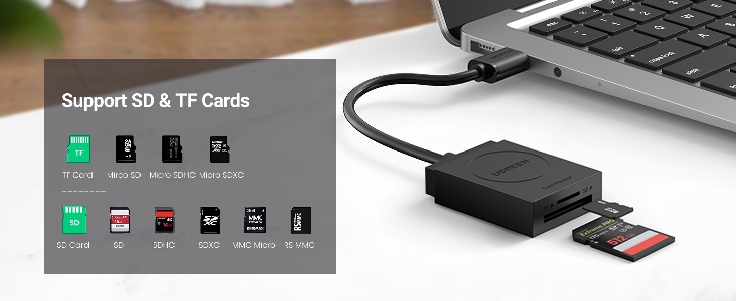 UGREEN 20250 SD Card Reader USB 3.0 Dual Slot Flash Memory Card Reader Buy UGREEN 20250 SD Card Reader USB 3.0 Dual Slot Flash Memory Card Reader Online in Pakistan - UGREEN PK