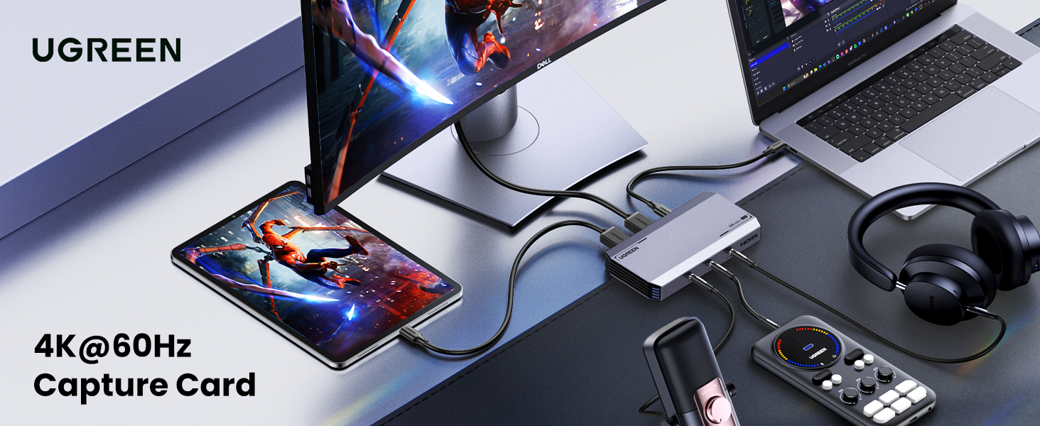 UGREEN 25173 4K@60Hz HDMI Capture Card for Live Streaming, Gaming Buy UGREEN 25173 4K@60Hz HDMI Capture Card for Live Streaming, Gaming Online in Pakistan - UGREEN PK