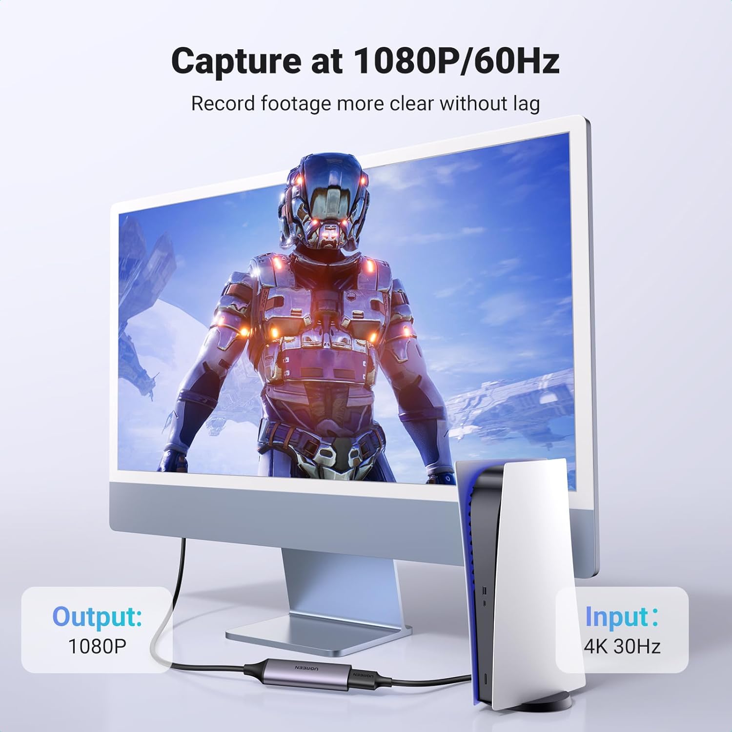 Buy UGREEN 25854 HDMI Capture Card 1080P 60FPS USB 3.0 Video Recorder for Streaming & Gaming (4K@30Hz Input) Online in Pakistan - UGREEN PK