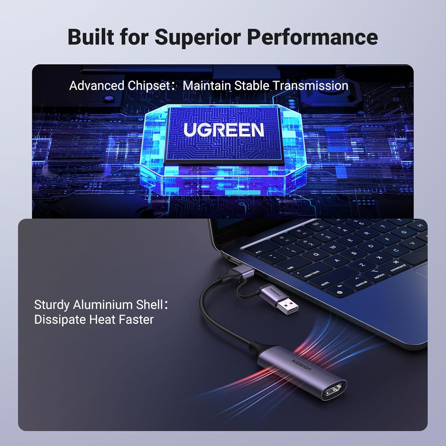 Buy UGREEN 25854 HDMI Capture Card 1080P 60FPS USB 3.0 Video Recorder for Streaming & Gaming (4K@30Hz Input) Online in Pakistan - UGREEN PK