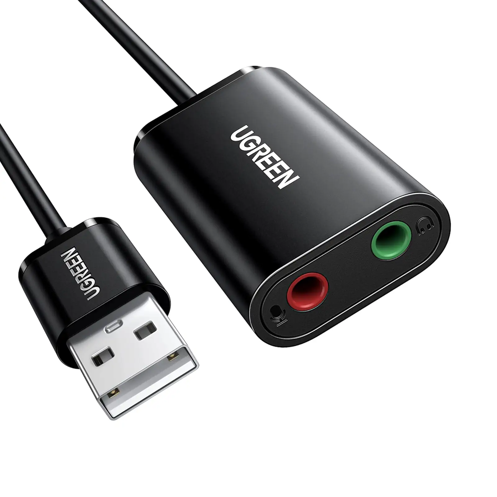 Buy UGREEN 30724 USB to Audio Jack Sound Card Adapter with Dual TRS 3-Pole 3.5mm Headphone and Microphone Online in Pakistan - UGREEN PK