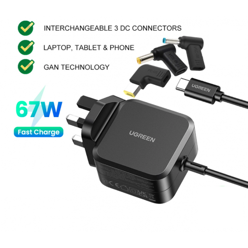 Buy UGREEN 35063 67W Power Adapter (UK Plug) Universal Laptop Charger Online in Pakistan - UGREEN PK