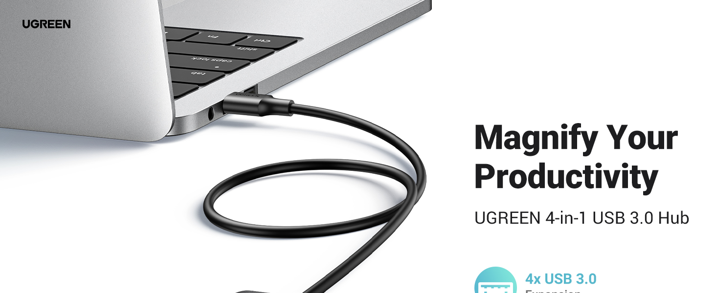 UGREEN 35574 USB 3.0 Hub 4-Port Ultra-Slim Expander, 5Gbps (1 Meter Cable) Buy UGREEN 35574 USB 3.0 Hub 4-Port Ultra-Slim Expander, 5Gbps (1 Meter Cable) Online in Pakistan - UGREEN PK