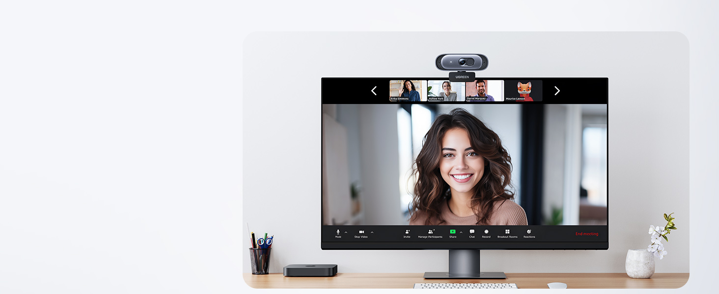 UGREEN 35626 2K Webcam Full HD 1080p/60fps with Autofocus, Dual Mics & Privacy Cover Buy UGREEN 35626 2K Webcam Full HD 1080p/60fps with Autofocus, Dual Mics & Privacy Cover Online in Pakistan - UGREEN PK