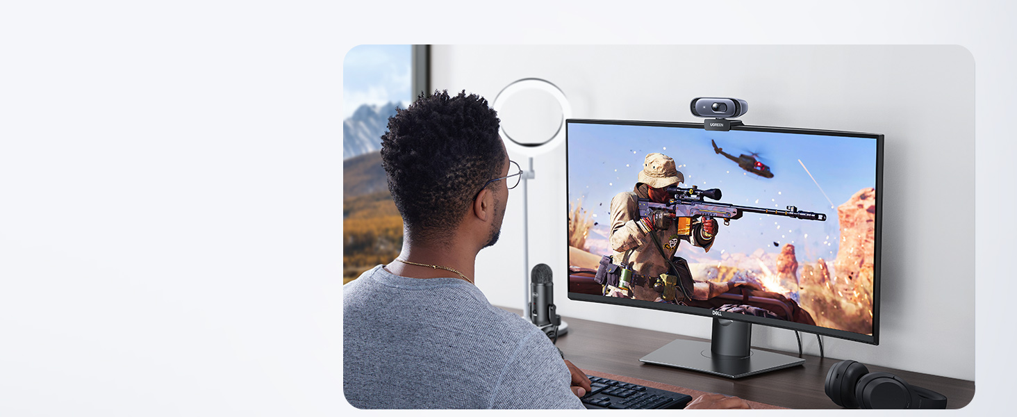 UGREEN 35626 2K Webcam Full HD 1080p/60fps with Autofocus, Dual Mics & Privacy Cover Buy UGREEN 35626 2K Webcam Full HD 1080p/60fps with Autofocus, Dual Mics & Privacy Cover Online in Pakistan - UGREEN PK