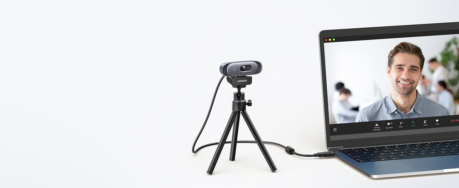 UGREEN 35626 2K Webcam Full HD 1080p/60fps with Autofocus, Dual Mics & Privacy Cover Buy UGREEN 35626 2K Webcam Full HD 1080p/60fps with Autofocus, Dual Mics & Privacy Cover Online in Pakistan - UGREEN PK