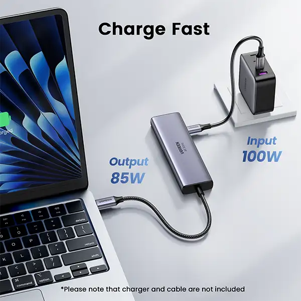 Buy UGREEN 35999 USB-C Hub 6-in-1 Adapter with 4K HDMI, 100W PD Online in Pakistan - UGREEN PK