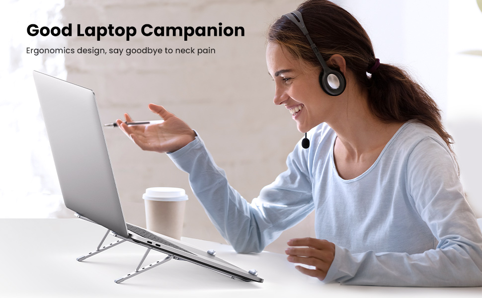 UGREEN 40289 Portable Aluminium Laptop Stand – Adjustable, Foldable Riser Buy UGREEN 40289 Portable Aluminium Laptop Stand – Adjustable, Foldable Riser Online in Pakistan - UGREEN PK