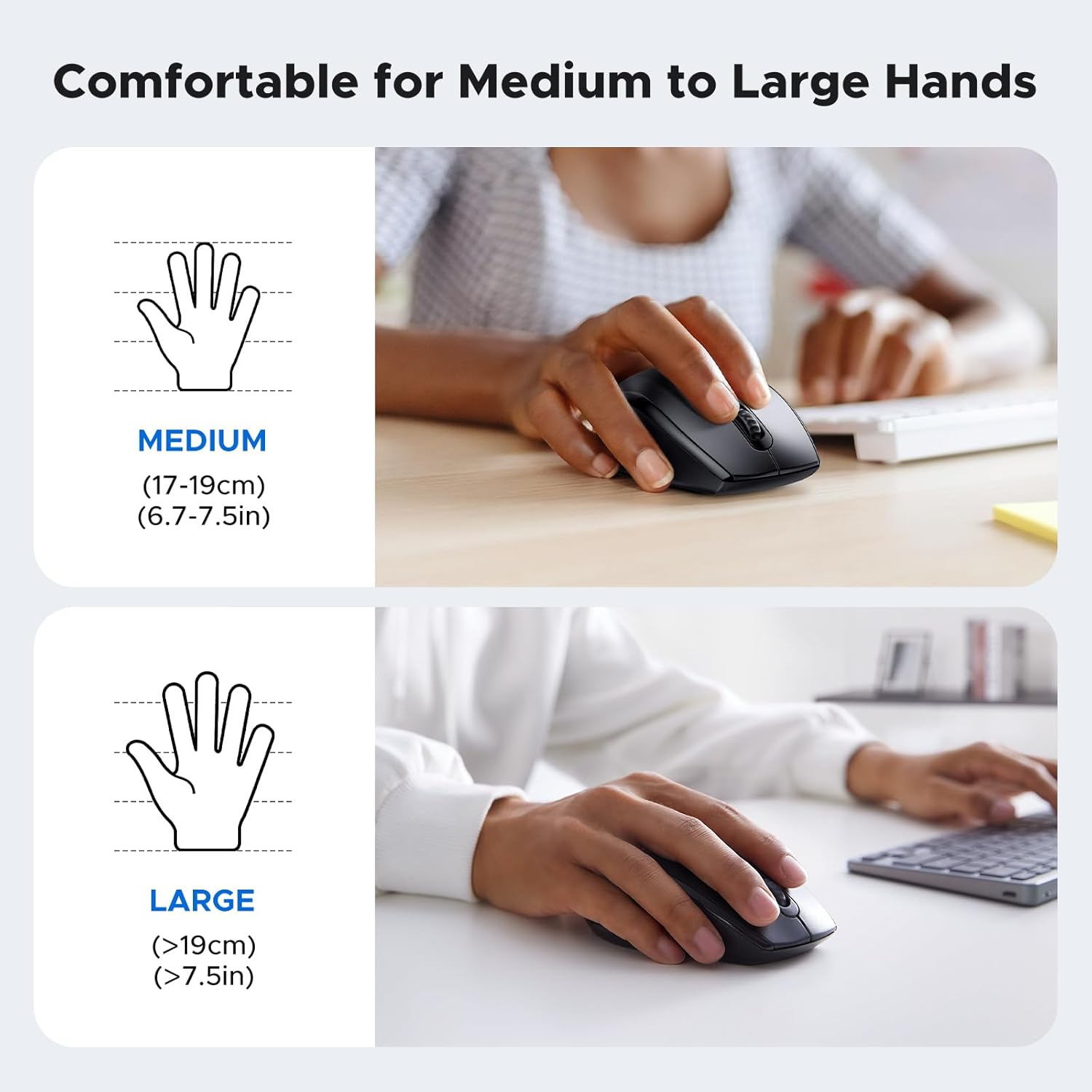 Buy UGREEN 45012 2.4G Wireless Mouse 1600 DPI Ergonomic Design (Black) Online in Pakistan - UGREEN PK