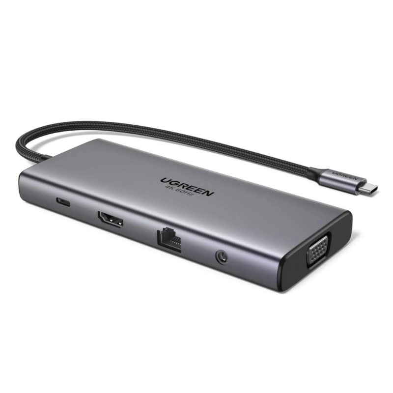 Buy UGREEN 45520 11-in-1 USB-C Docking Station 4K@60Hz HDMI, 100W PD, Gigabit Ethernet Online in Pakistan - UGREEN PK