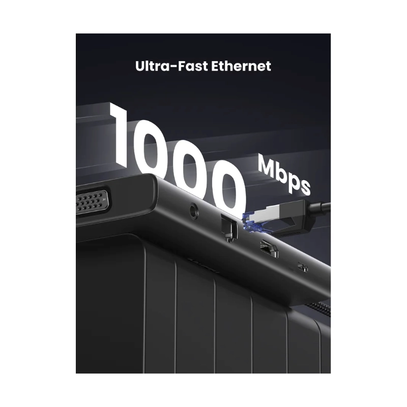 Buy UGREEN 45520 11-in-1 USB-C Docking Station 4K@60Hz HDMI, 100W PD, Gigabit Ethernet Online in Pakistan - UGREEN PK