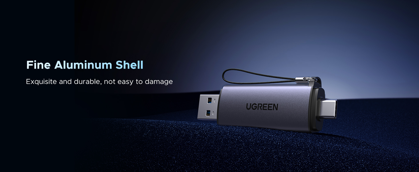 UGREEN 50706 SD Card Reader USB-C & USB-A 2-in-1, 5Gbps, Dual Slot Buy UGREEN 50706 SD Card Reader USB-C & USB-A 2-in-1, 5Gbps, Dual Slot Online in Pakistan - UGREEN PK