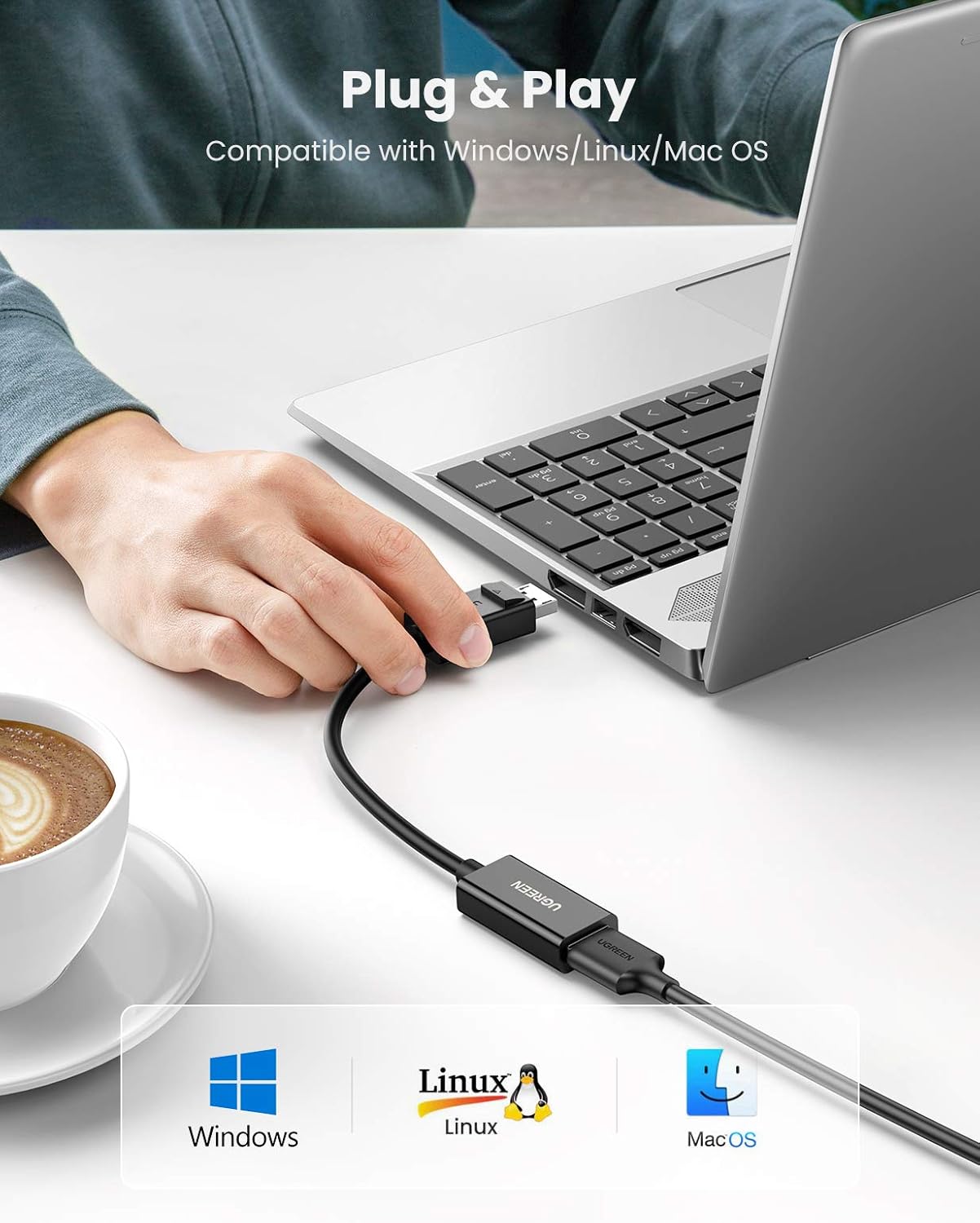 Buy UGREEN 70694 DisplayPort Male to HDMI Female Adapter (4K@60Hz) Gold-Plated Online in Pakistan - UGREEN PK