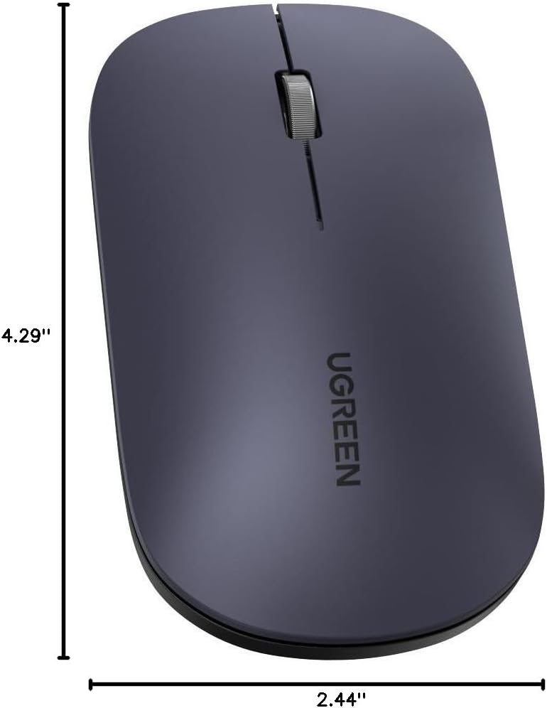 Buy UGREEN 90372 Wireless Mouse 2.4G Slim Portable (Black) 4000 DPI, Silent Click Online in Pakistan - UGREEN PK