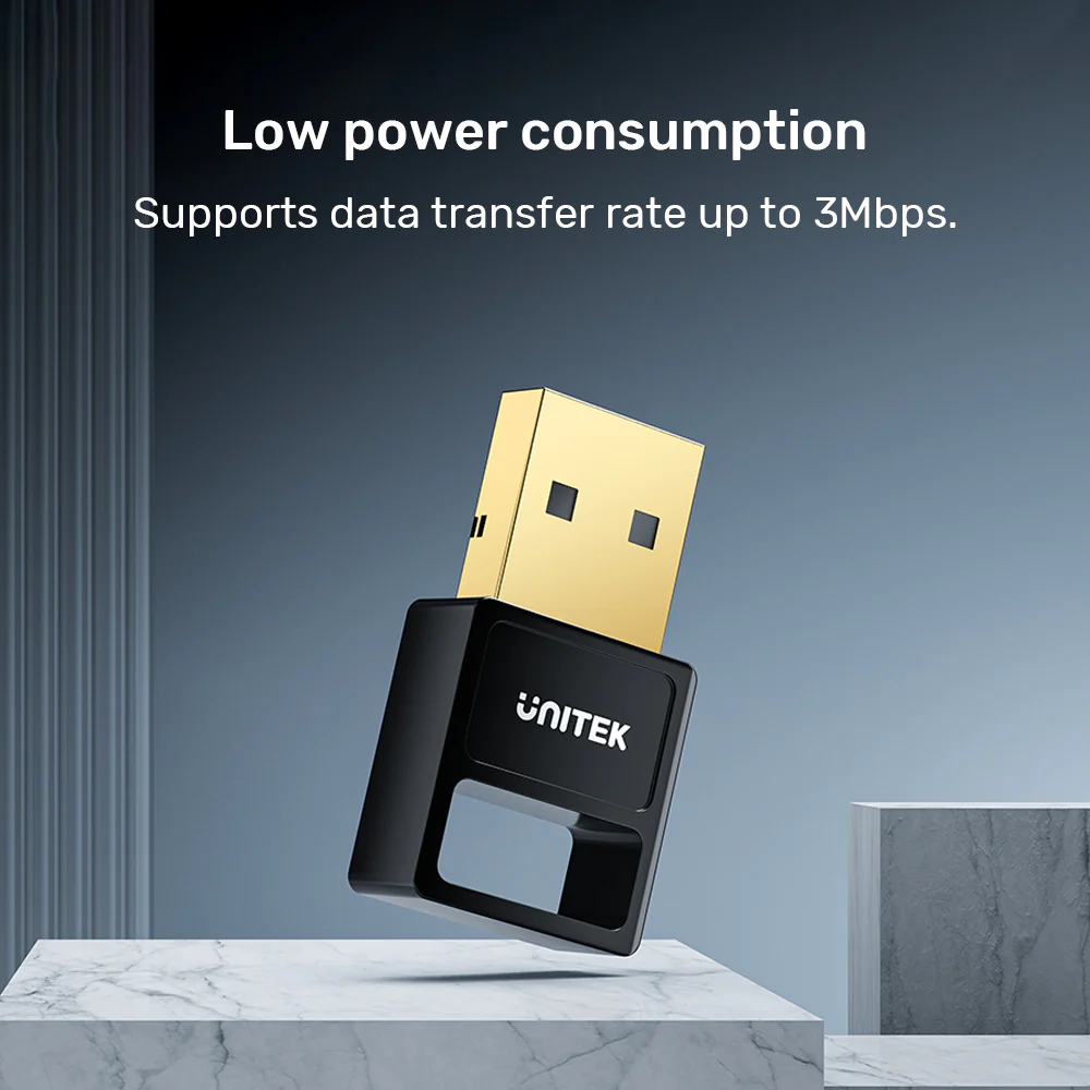 Buy UNITEK USB Bluetooth 5.3 Adapter Wireless Dongle for PC, Laptop, Gaming, and Audio Streaming Online in Pakistan - UGREEN PK