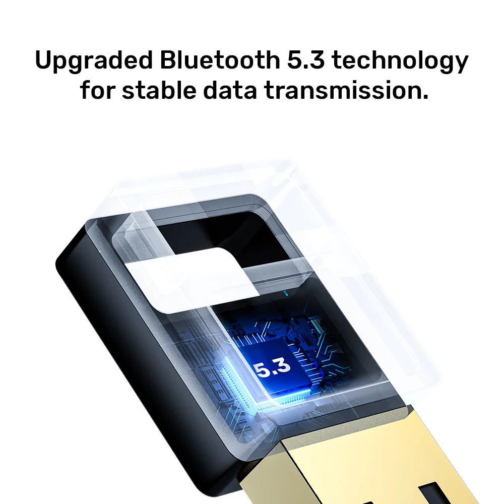 Buy UNITEK USB Bluetooth 5.3 Adapter Wireless Dongle for PC, Laptop, Gaming, and Audio Streaming Online in Pakistan - UGREEN PK