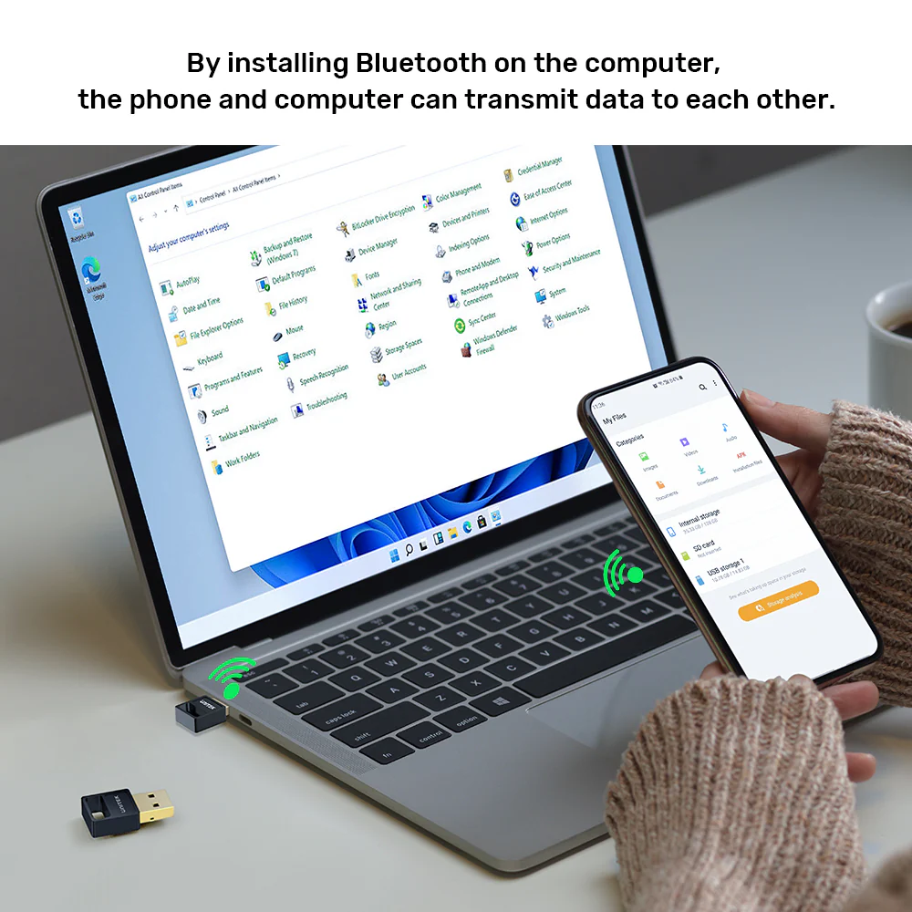Buy UNITEK USB Bluetooth 5.3 Adapter Wireless Dongle for PC, Laptop, Gaming, and Audio Streaming Online in Pakistan - UGREEN PK