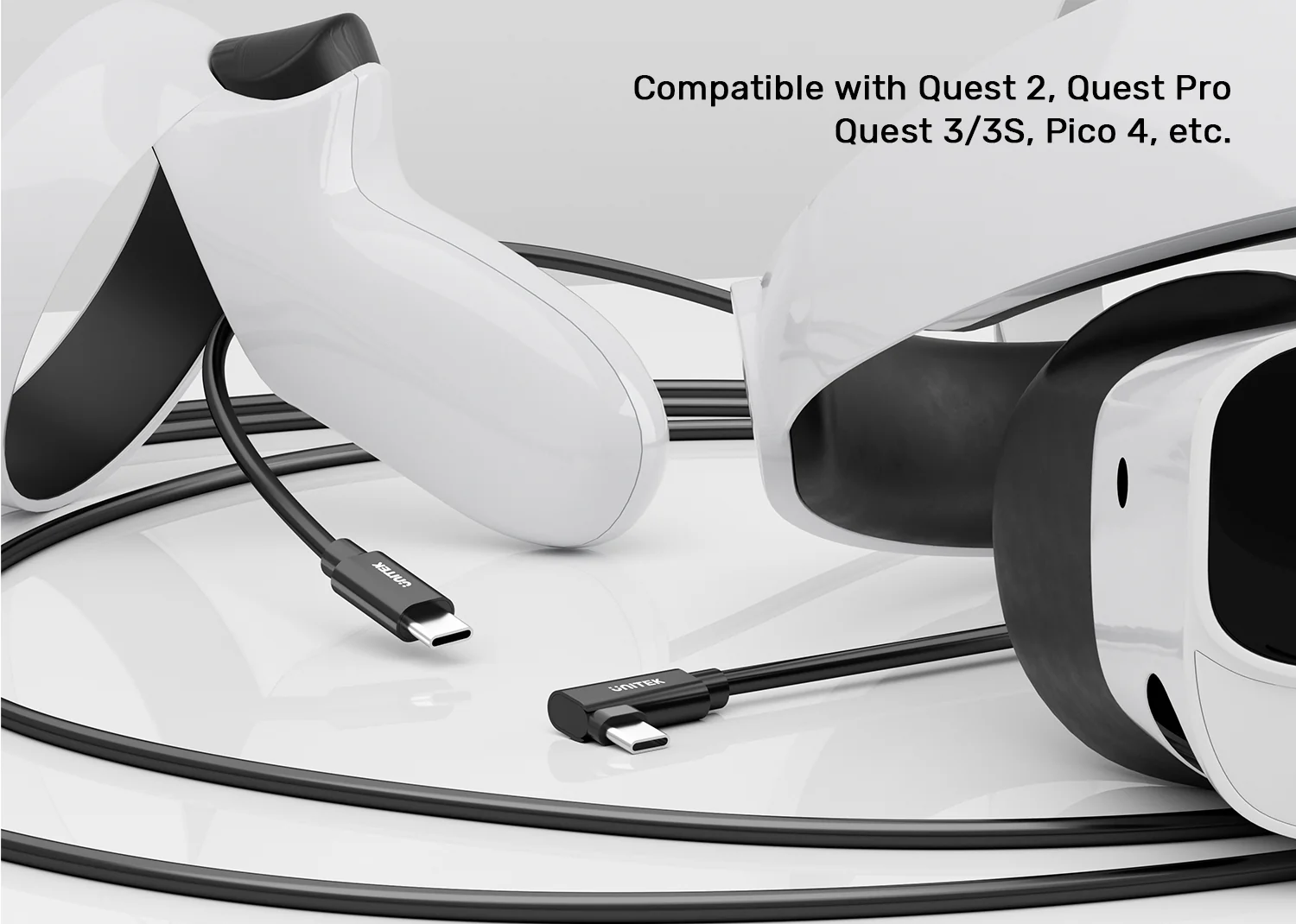 UNITEK C14094ABK01 USB-C to C 90 VR Link Pro Cable (5 Meter) 60W PD, 5Gbps Buy UNITEK C14094ABK01 USB-C to C 90 VR Link Pro Cable (5 Meter) 60W PD, 5Gbps Online in Pakistan - UGREEN PK