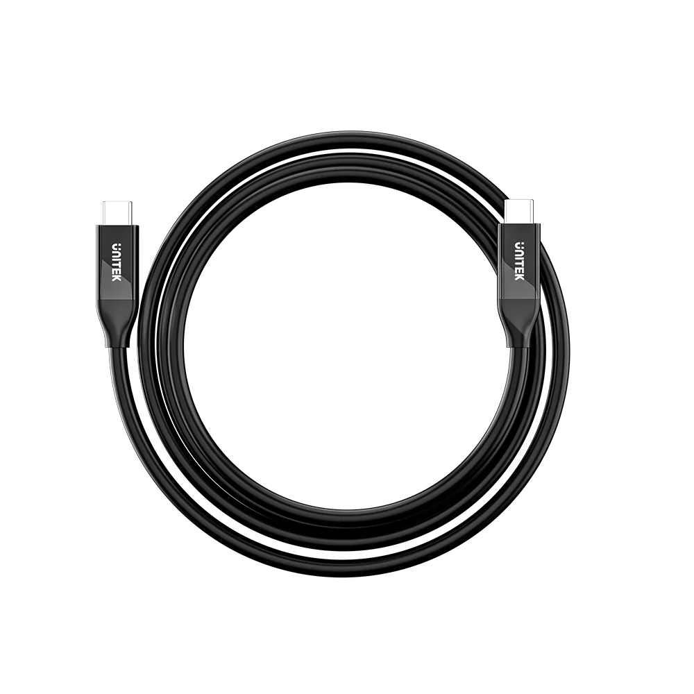 Buy UNITEK C14100ABK01-2M USB4 Certified Thunderbolt 3/4 Cable (2 Meter) 240W, 40Gbps, 8K@60Hz Online in Pakistan - UGREEN PK