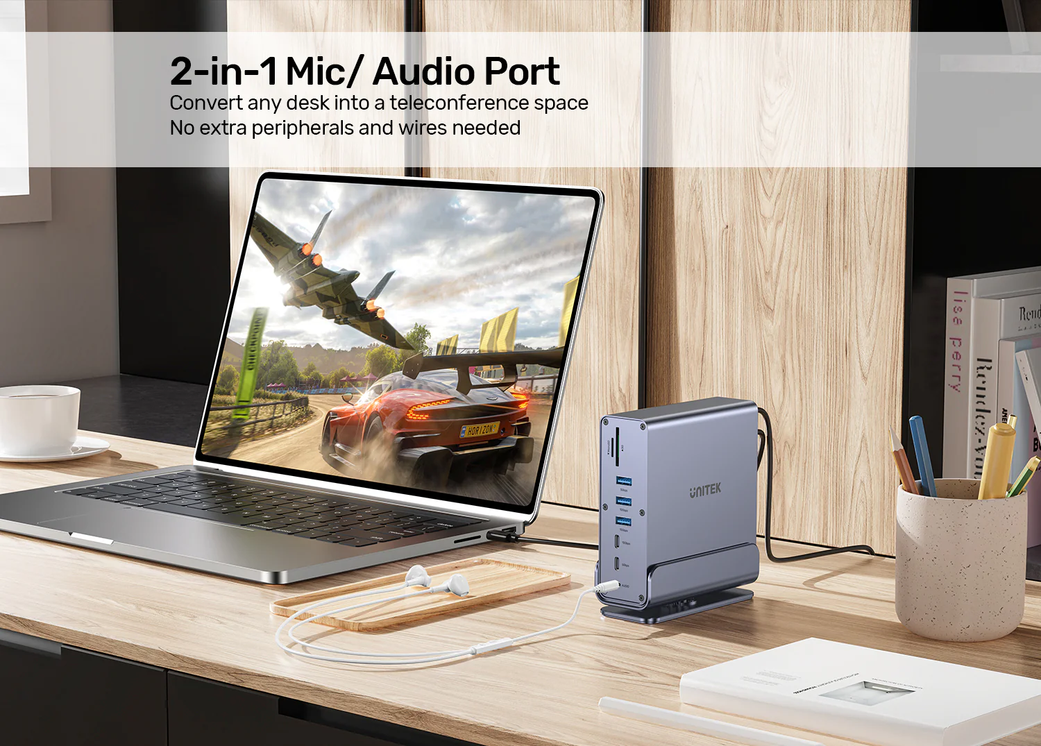 UNITEK 15-in-1 Universal DisplayLink Triple 4K@60Hz Docking Station, Aluminum, 360° Rotation Buy UNITEK 15-in-1 Universal DisplayLink Triple 4K@60Hz Docking Station, Aluminum, 360° Rotation Online in Pakistan - UGREEN PK