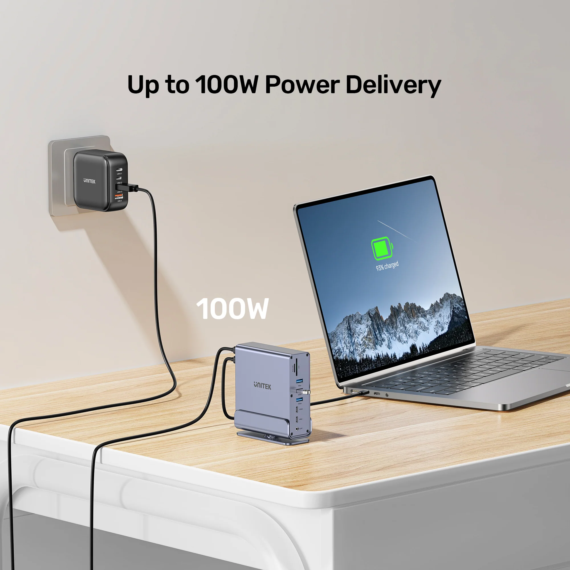 Buy UNITEK 15-in-1 Universal DisplayLink Triple 4K@60Hz Docking Station, Aluminum, 360° Rotation Online in Pakistan - UGREEN PK
