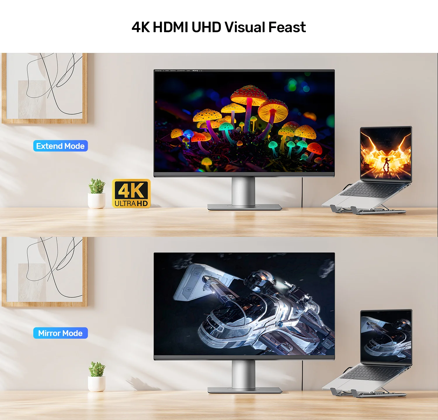 UNITEK Foldable Laptop Stand with 7-in-1 Docking Station Aluminum USB-C Stand for MacBook, Laptop, Tablet Buy UNITEK Foldable Laptop Stand with 7-in-1 Docking Station Aluminum USB-C Stand for MacBook, Laptop, Tablet Online in Pakistan - UGREEN PK