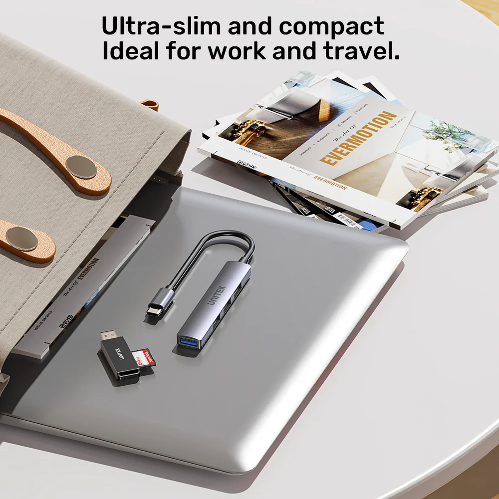 Buy UNITEK uHUB Q4 USB-C Hub 4-in-1 USB-A Adapter (5Gbps + 3x USB 2.0) Online in Pakistan - UGREEN PK