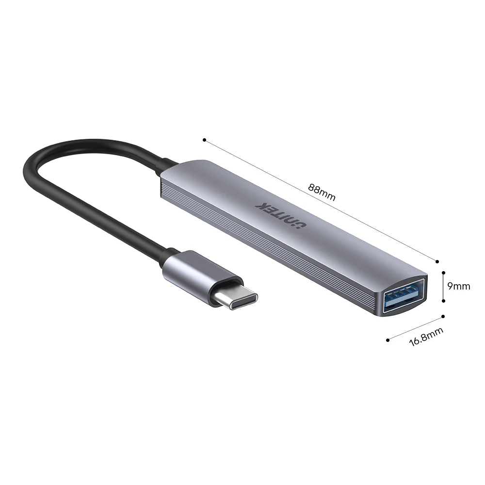 Buy UNITEK uHUB Q4 USB-C Hub 4-in-1 USB-A Adapter (5Gbps + 3x USB 2.0) Online in Pakistan - UGREEN PK