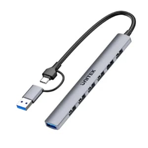 UNITEK H1209AGY01 uHUB S7 7-in-1 USB Hub