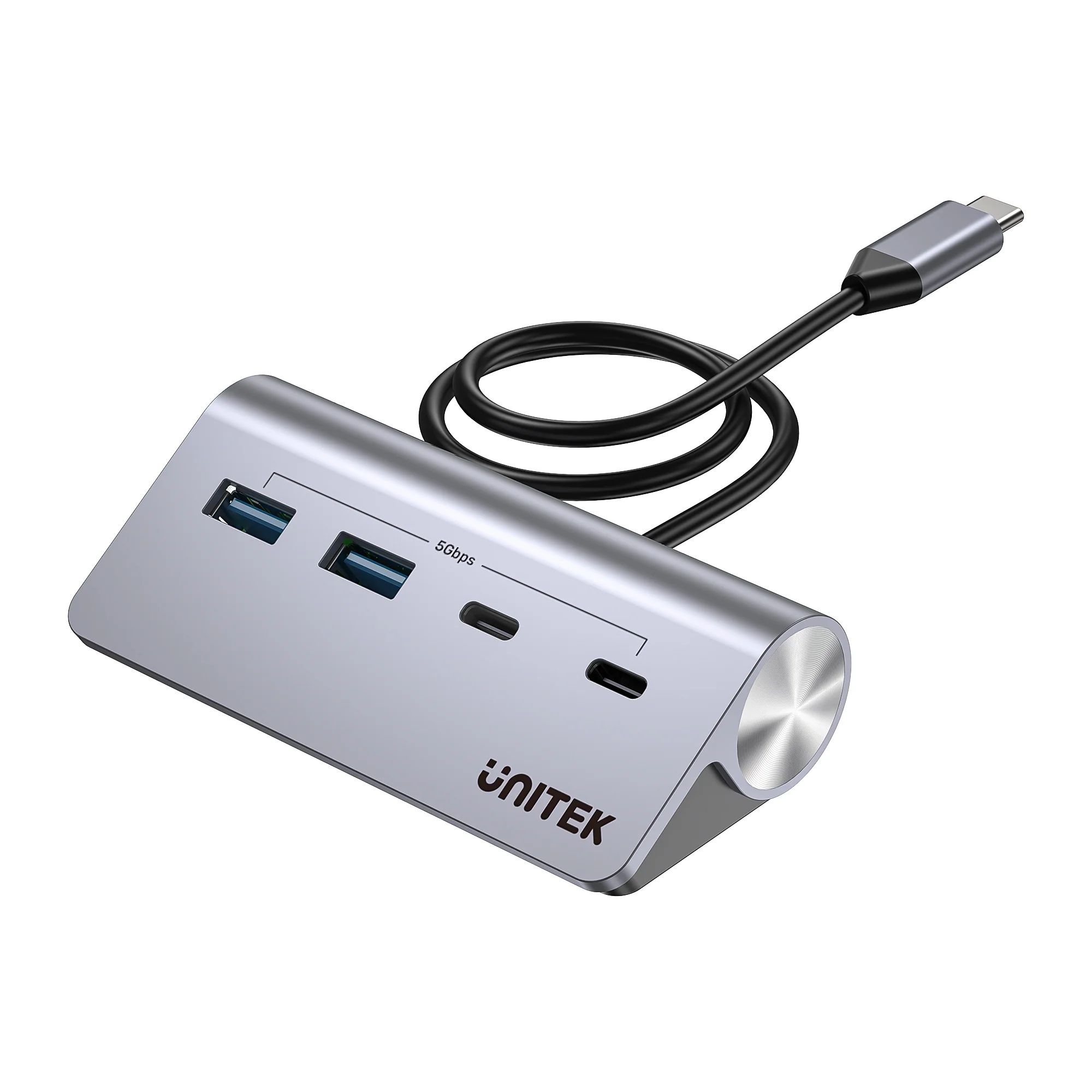 Buy UNITEK uHUB Q4 4-in-1 USB-C Hub 5Gbps Dual USB-A & USB-C Aluminum Hub Online in Pakistan - UGREEN PK