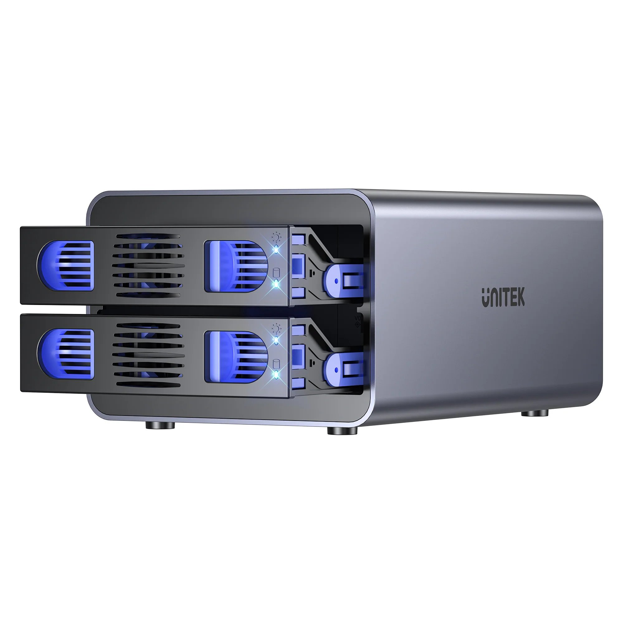 Buy UNITEK 2-Bay RAID External Hard Drive Enclosure (5Gbps 40TB Max) Dual 2.5"/3.5" SATA HDD/SSD Dock Online in Pakistan - UGREEN PK