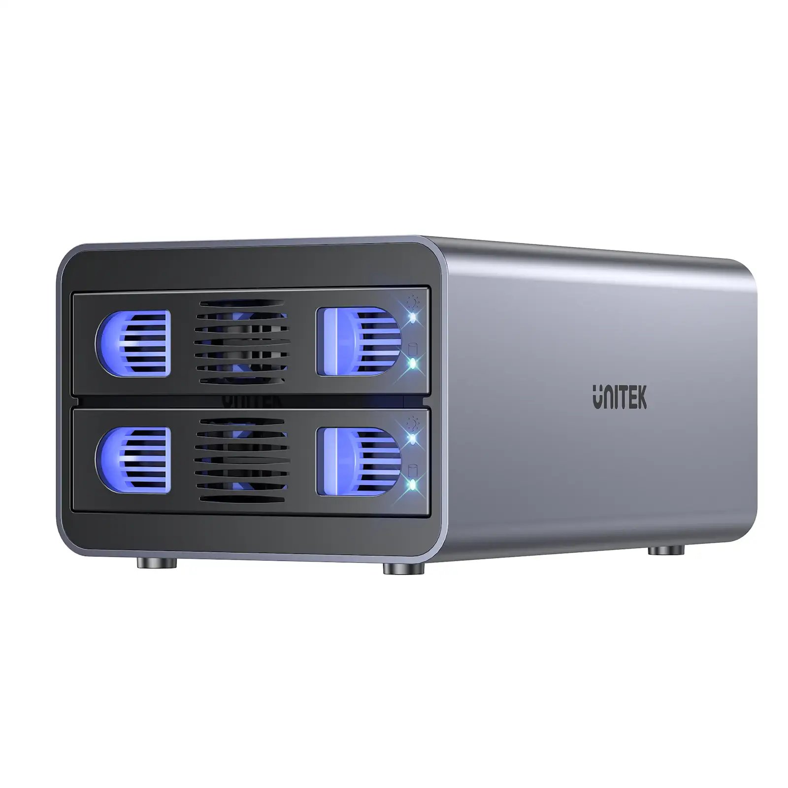 UNITEK S1308B01-EU 2-Bay RAID External Hard Drive Enclosure