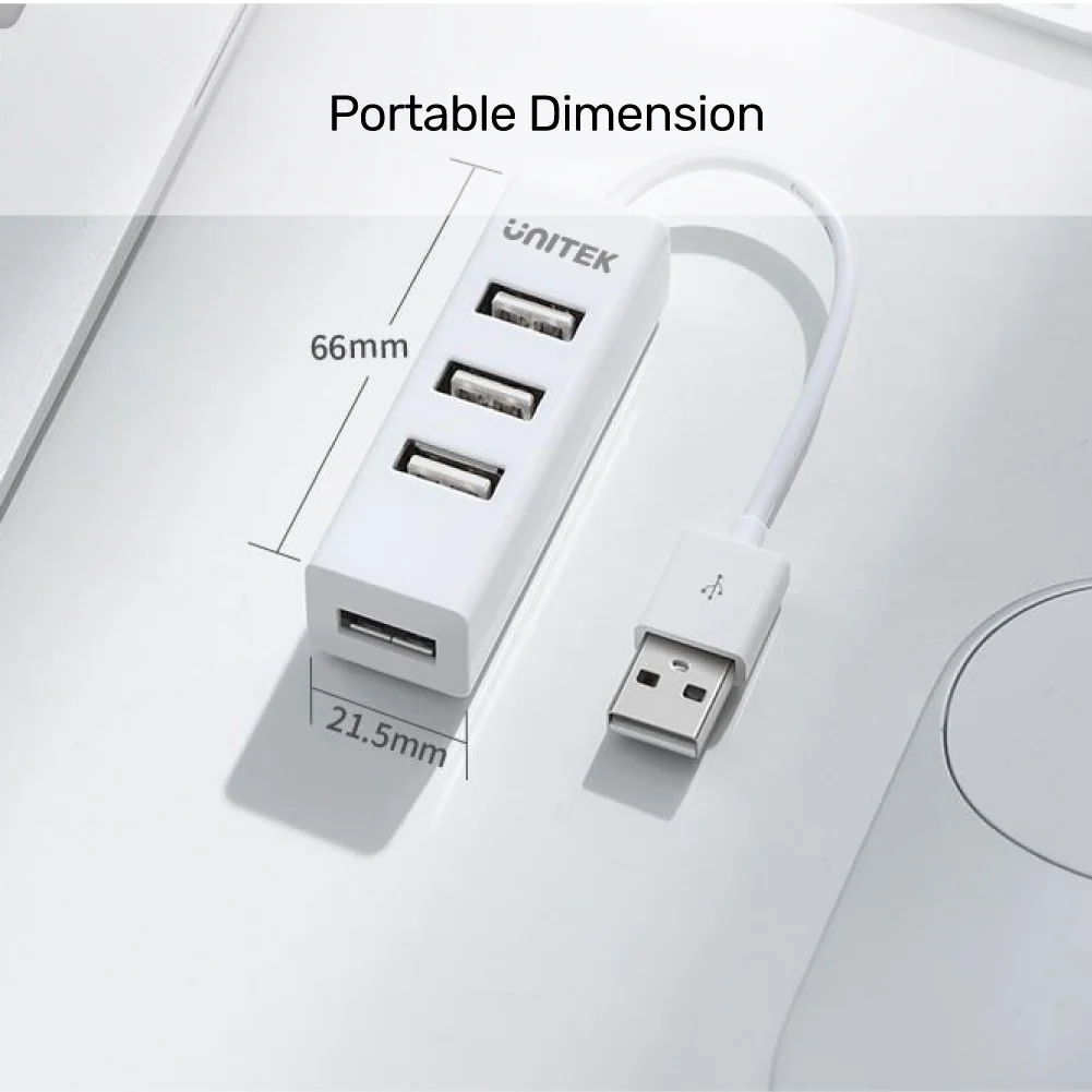 UNITEK 4-Port USB 2.0 Hub 480Mbps Ultra-Compact USB Expander (White) Buy UNITEK 4-Port USB 2.0 Hub 480Mbps Ultra-Compact USB Expander (White) Online in Pakistan - UGREEN PK