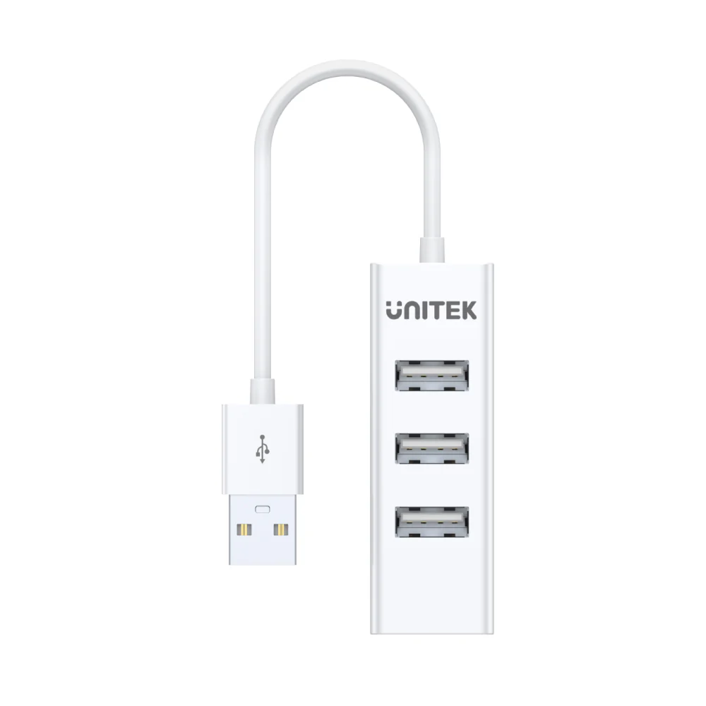 Buy UNITEK 4-Port USB 2.0 Hub 480Mbps Ultra-Compact USB Expander (White) Online in Pakistan - UGREEN PK