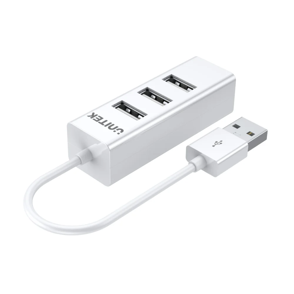 Buy UNITEK 4-Port USB 2.0 Hub 480Mbps Ultra-Compact USB Expander (White) Online in Pakistan - UGREEN PK