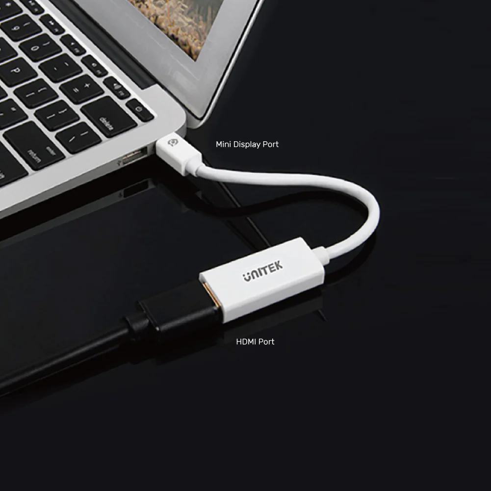 UNITEK Mini DisplayPort to HDMI Adapter 4K@30Hz Plug & Play for MacBook Pro MacBook Air PC Laptop HDTV Projector Buy UNITEK Mini DisplayPort to HDMI Adapter 4K@30Hz Plug & Play for MacBook Pro MacBook Air PC Laptop HDTV Projector Online in Pakistan - UGREEN PK