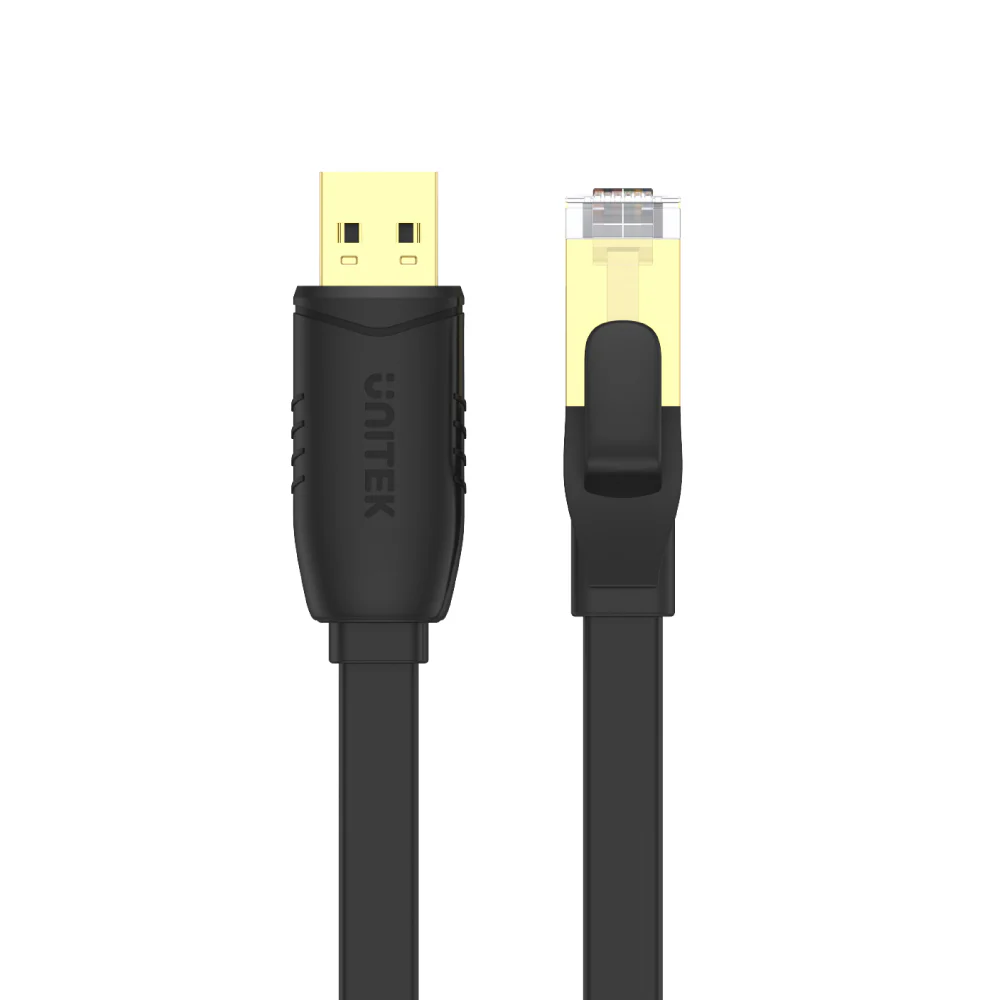 Buy UNITEK Y-SP02001B USB 2.0 to RJ45 Console Rollover Flat Cable (1.8 Meter) Online in Pakistan - UGREEN PK