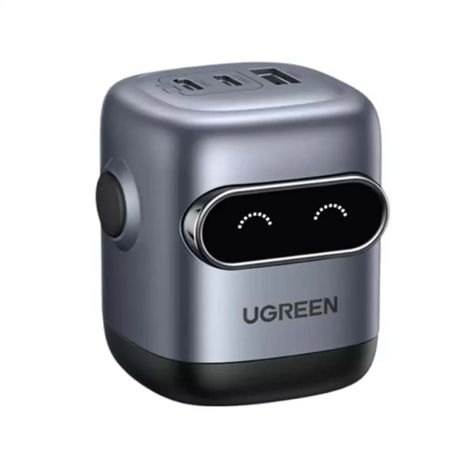 Buy UGREEN 35186 UNO X662 QPai Robot 65W GaN Charger Smart LED Display Online in Pakistan - UGREEN PK