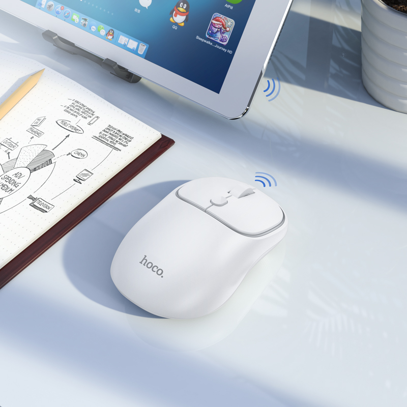 Buy HOCO GM25 Royal Dual-Mode Wireless Mouse, 2.4G + Bluetooth 5.2/3.0, 1600 DPI, 4 Buttons Online in Pakistan - UGREEN PK