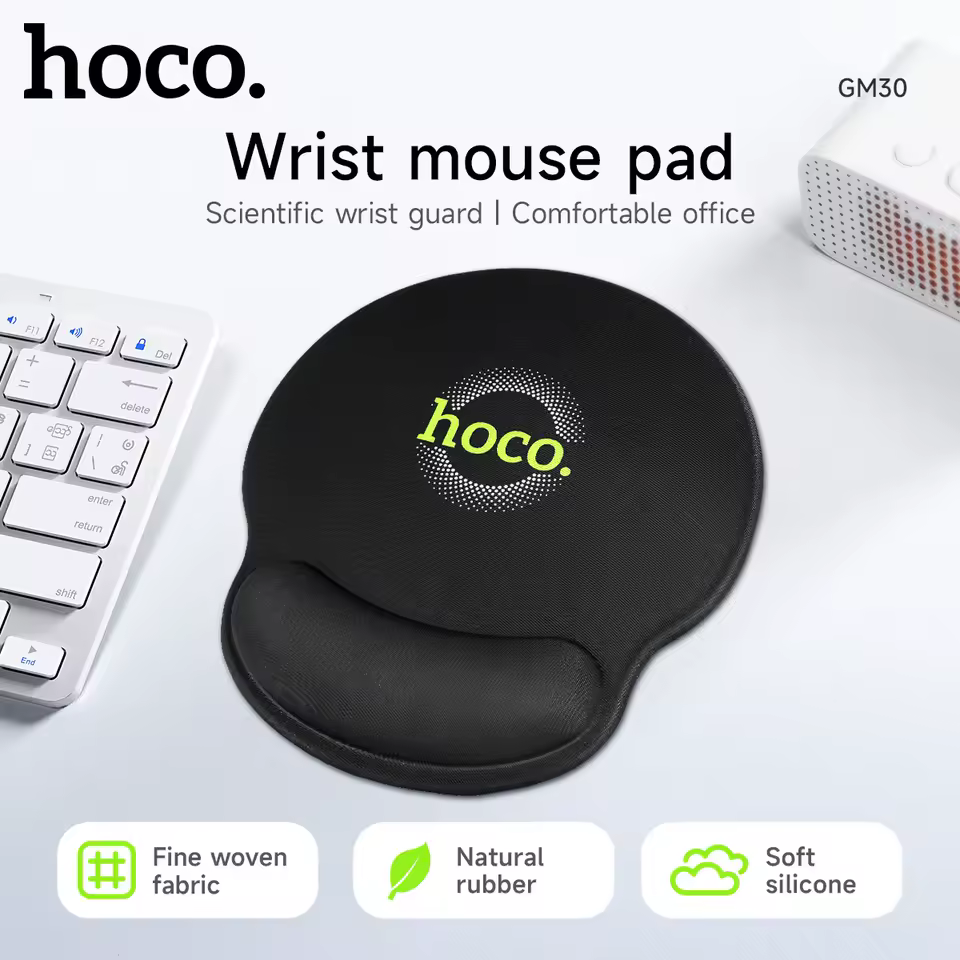 Buy HOCO GM30 Polar Fox Mouse Pad with Gel Wrist Support Black Online in Pakistan - UGREEN PK