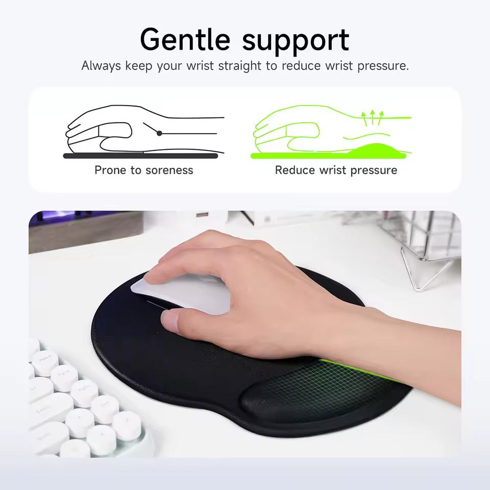 Buy HOCO GM30 Polar Fox Mouse Pad with Gel Wrist Support Black Online in Pakistan - UGREEN PK