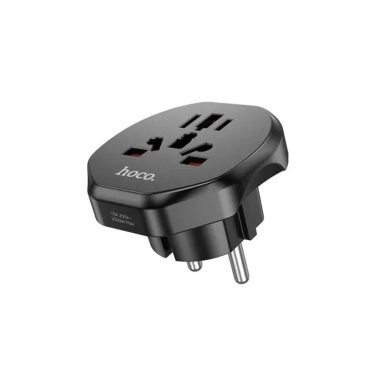 Buy HOCO AC6 Universal Travel Adapter Converter EU Plug 10A/250V Online in Pakistan - UGREEN PK