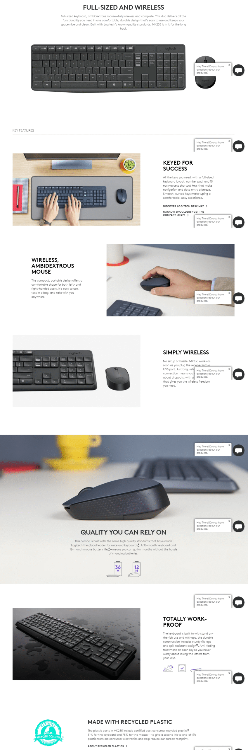 Logitech MK235 Wireless Keyboard and Mouse Combo 3-Year Keyboard Battery Buy Logitech MK235 Wireless Keyboard and Mouse Combo 3-Year Keyboard Battery Online in Pakistan - UGREEN PK